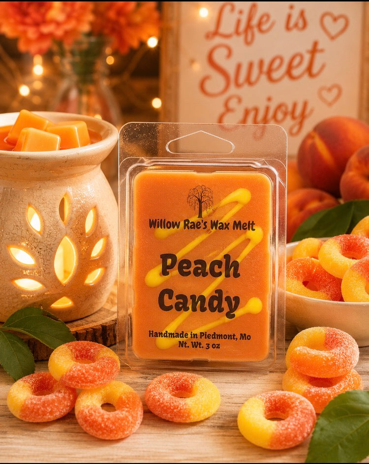 Peach Candy Wax melt