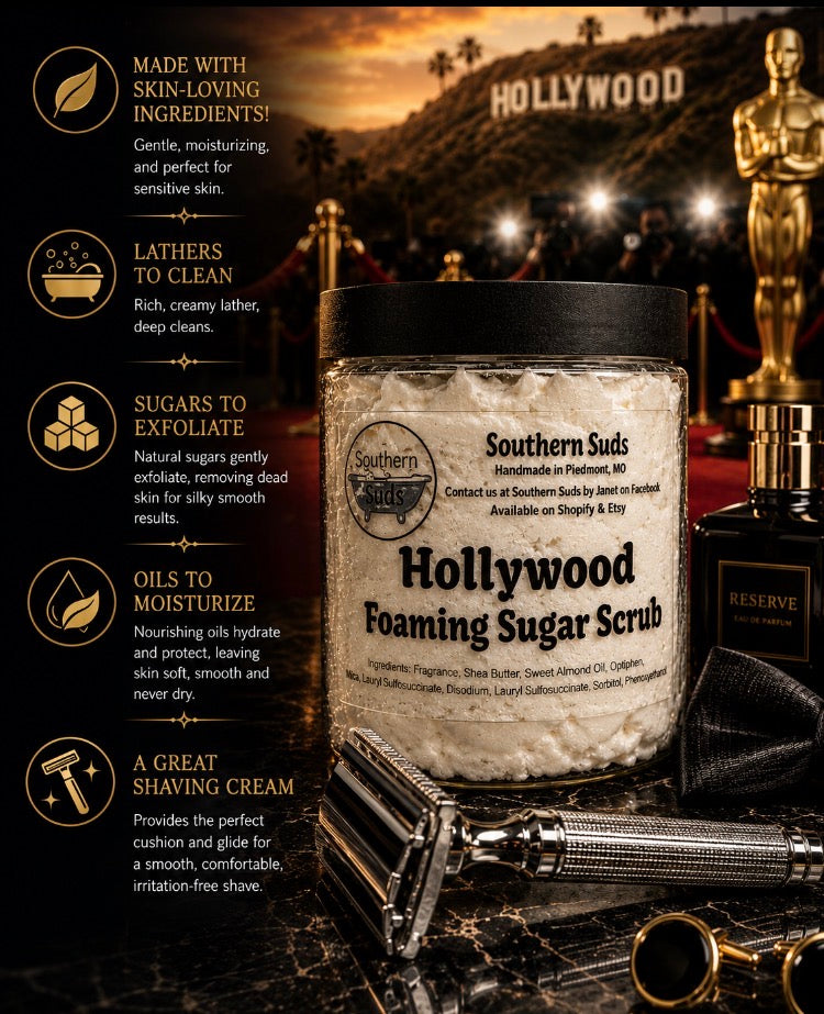 Hollywood Foaming Sugar Scrub