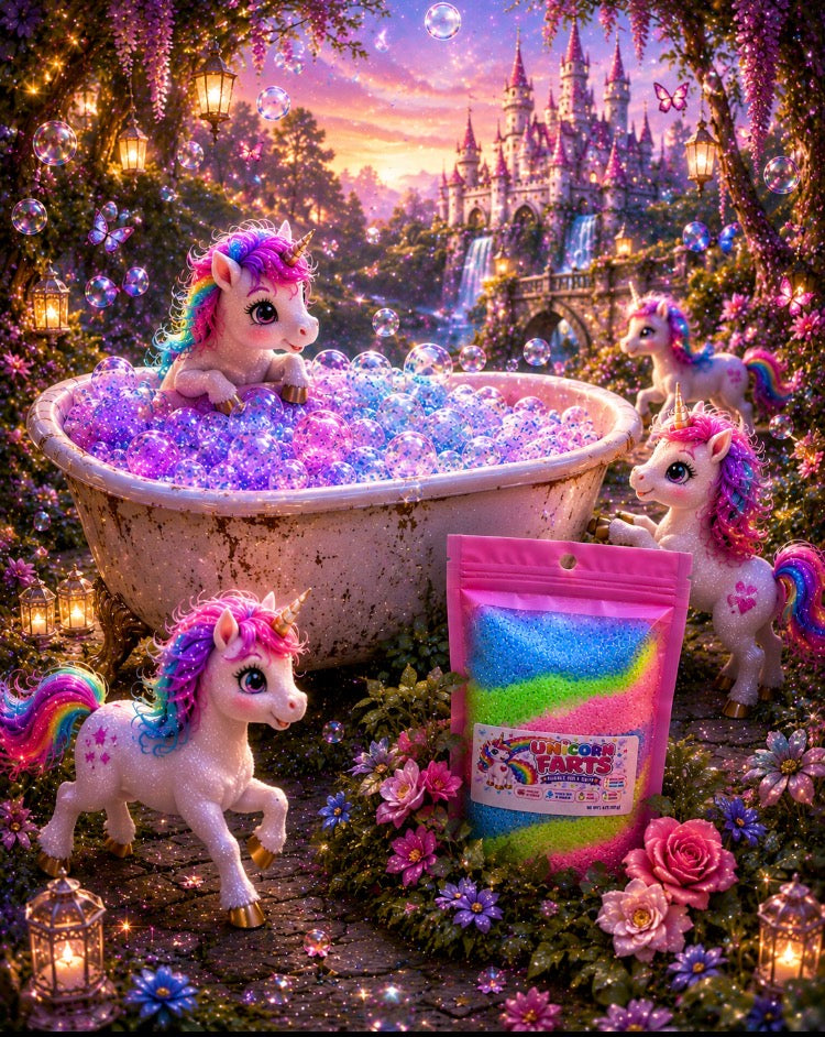 Unicorn Farts Kid's Bubble Milk Bath