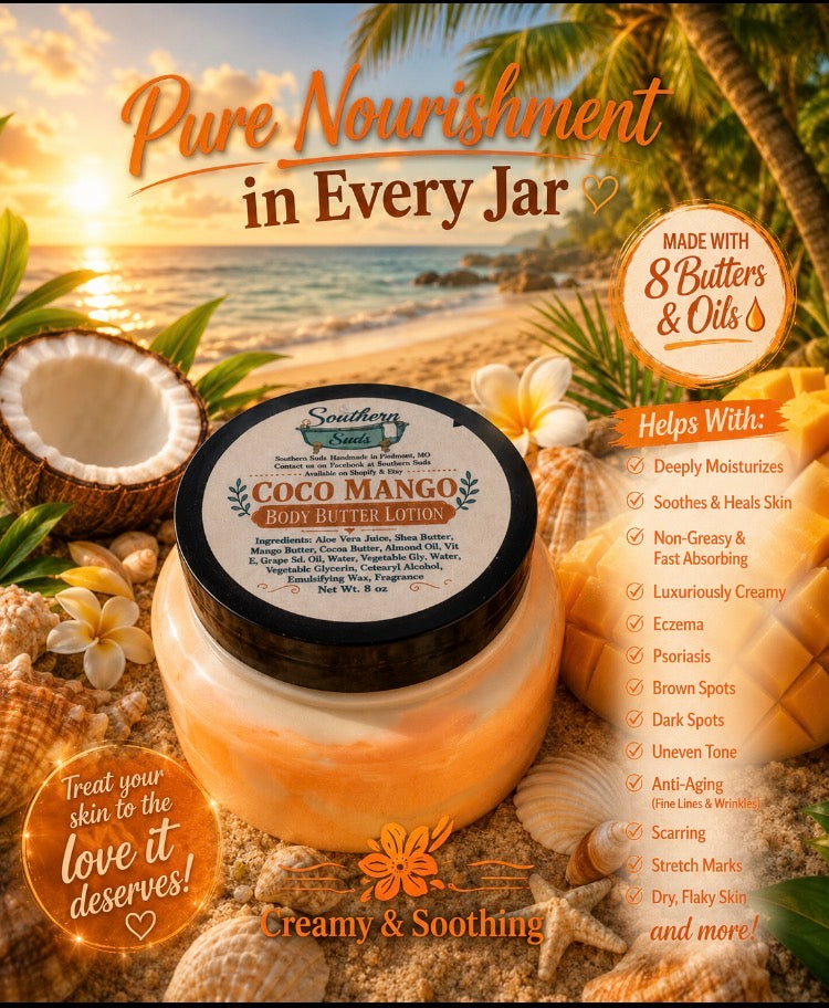 Coco Mango body butter lotion