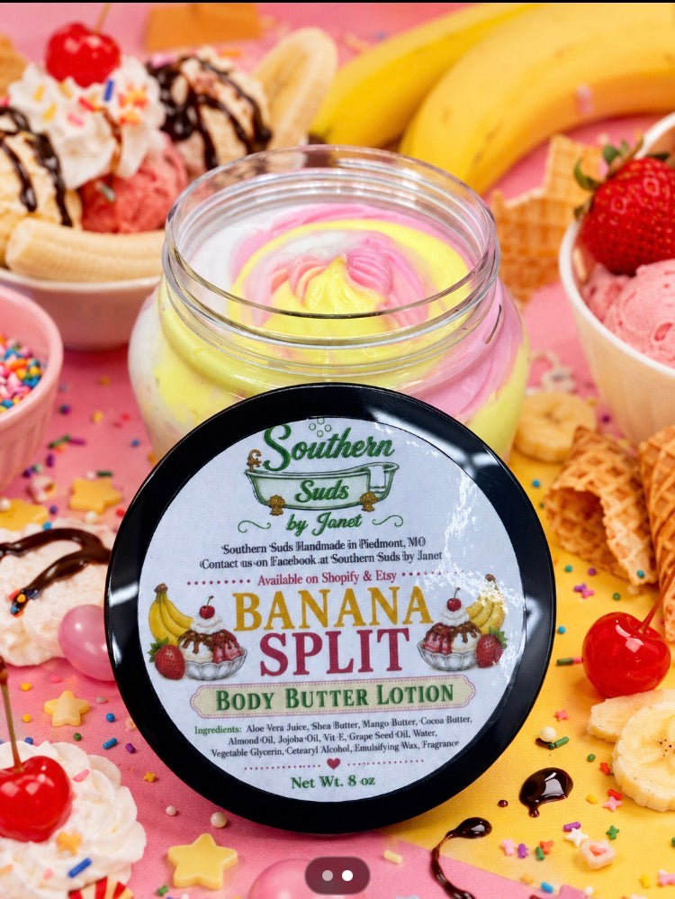 Banana Split Body Butter Lotion