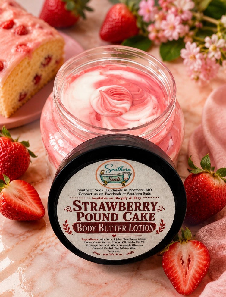 Strawberry Poundcake Body Butter Lotion