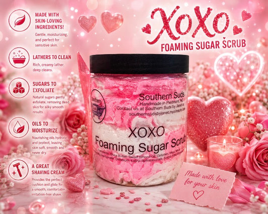 XOXO Foaming Sugar Scrub