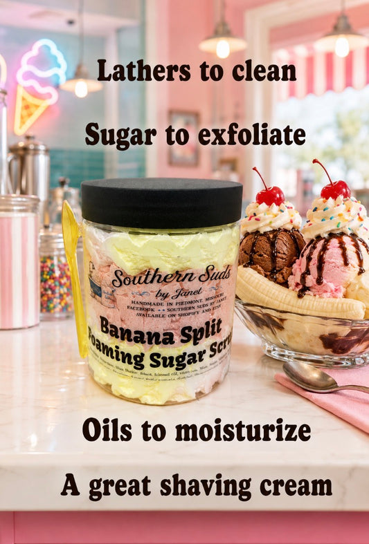 Banana Split Foaming Sugar Scrub