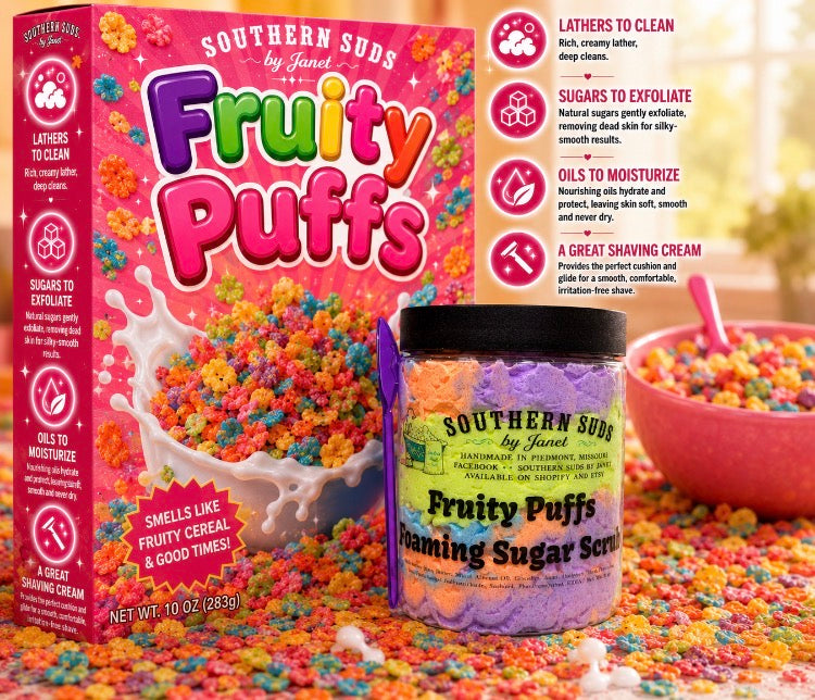 Fruity Puffs Foaming Sugar Scrub