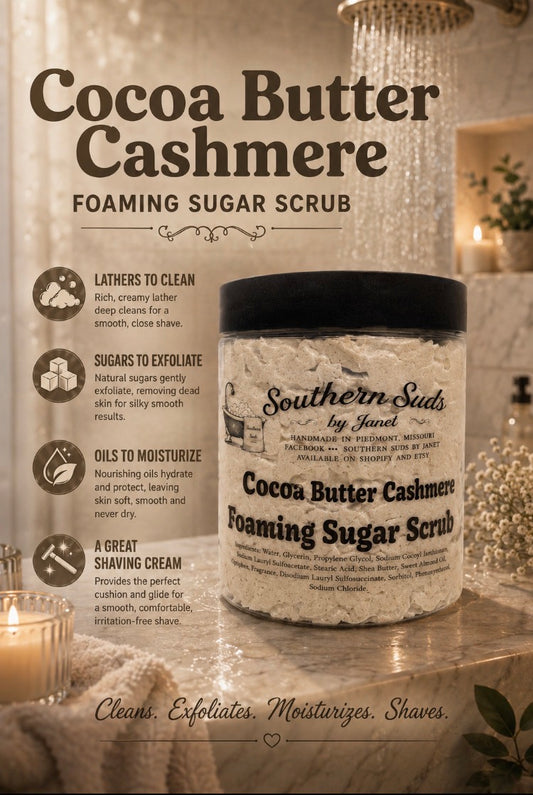 Cocoa Butter Cashmere Foaming Sugar Scrub