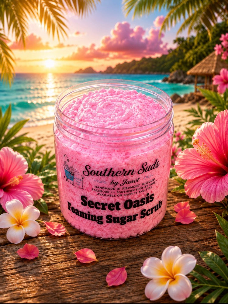 Secret Oasis Foaming Sugar Scrub (my version of Beija Flor 68)