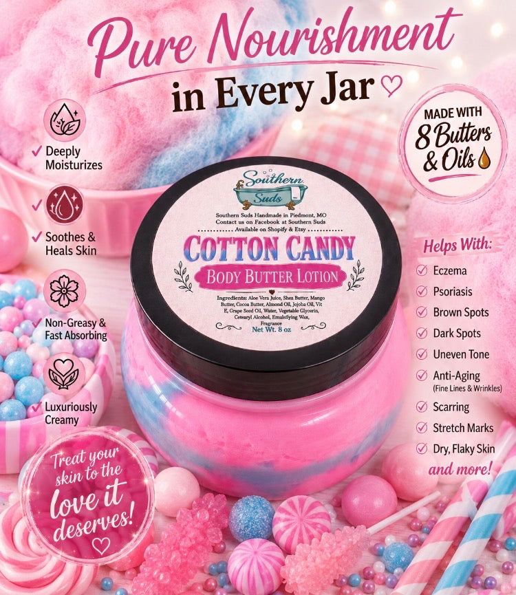 Cotton Candy Body Butter Lotion