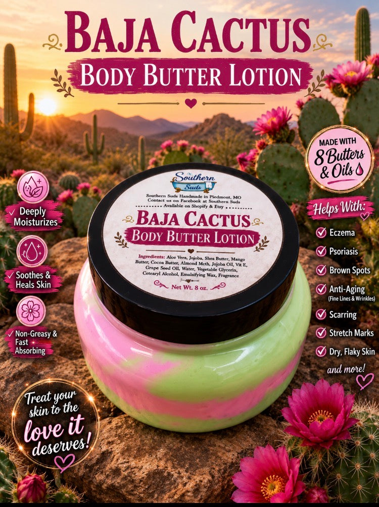 Baja Cactus Body Butter Lotion