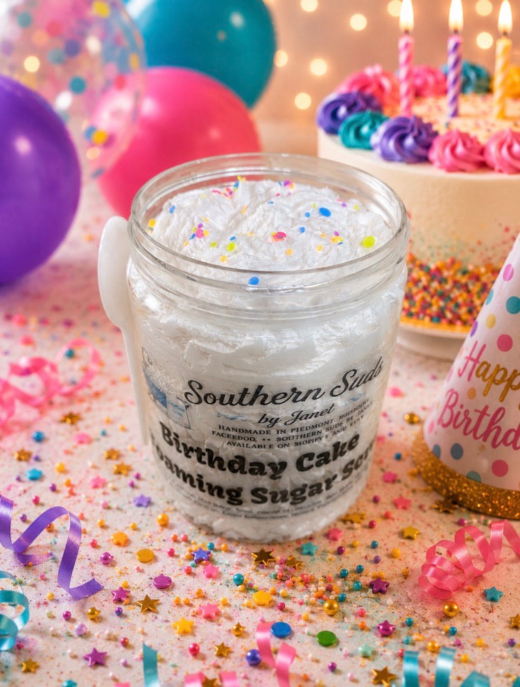 Birthday Cake Foaming Sugar Scrub