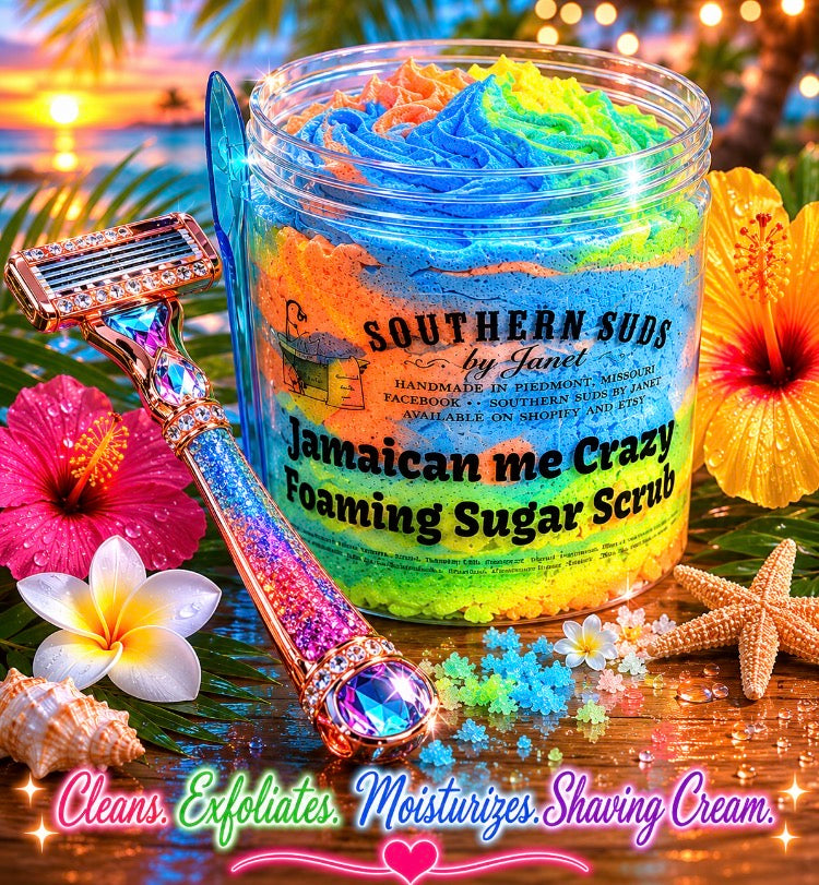 Jamaican Me Crazy Foaming Sugar Scrub