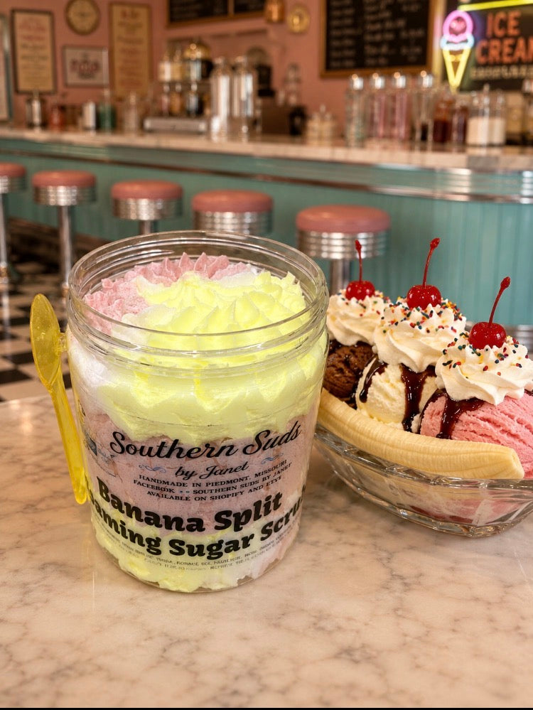 Banana Split Foaming Sugar Scrub