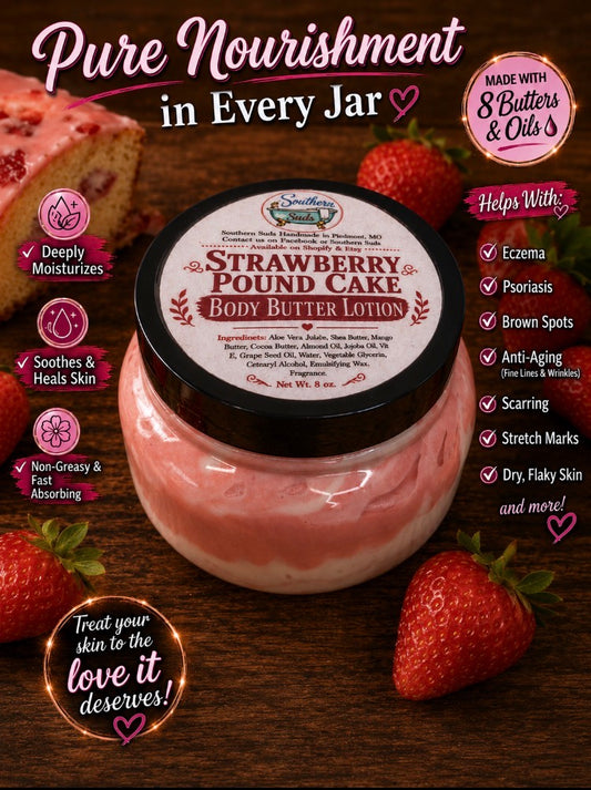Strawberry Poundcake Body Butter Lotion