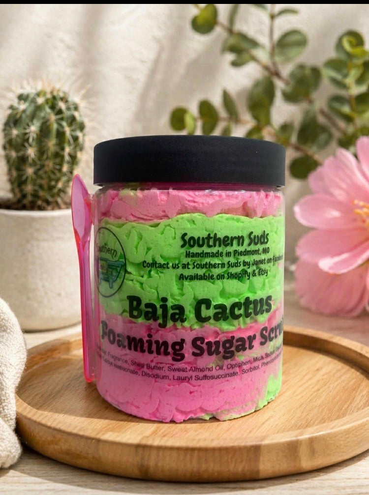 Baja Cactus Foaming Sugar Scrub