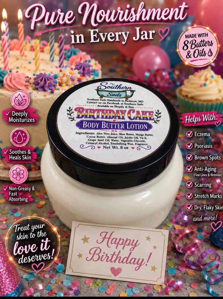 Birthday Cake Body Butter Lotion