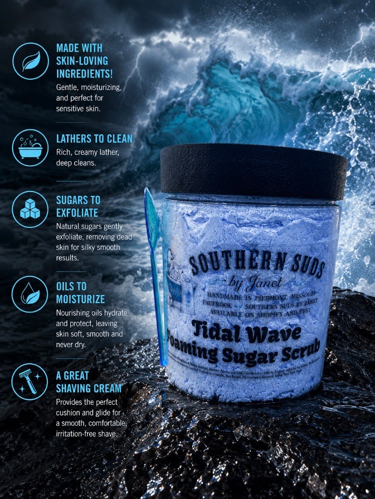 Tidal Wave Foaming Sugar Scrub