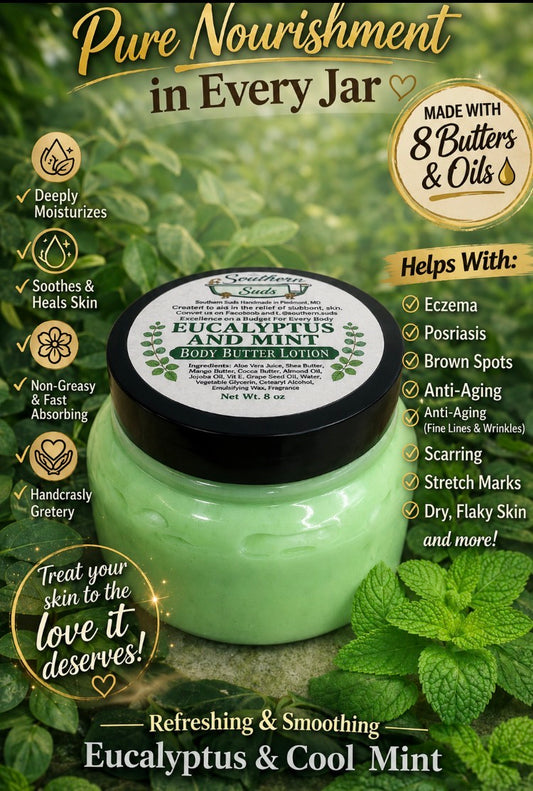Eucalyptus & Mint Body Butter Lotion