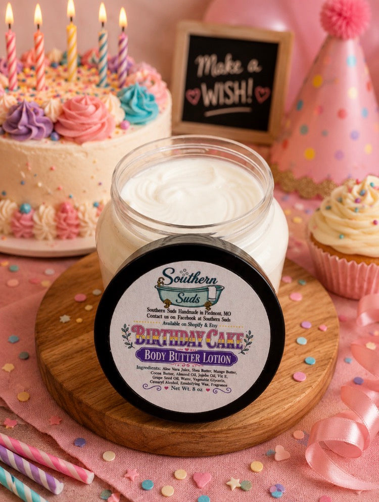 Birthday Cake Body Butter Lotion
