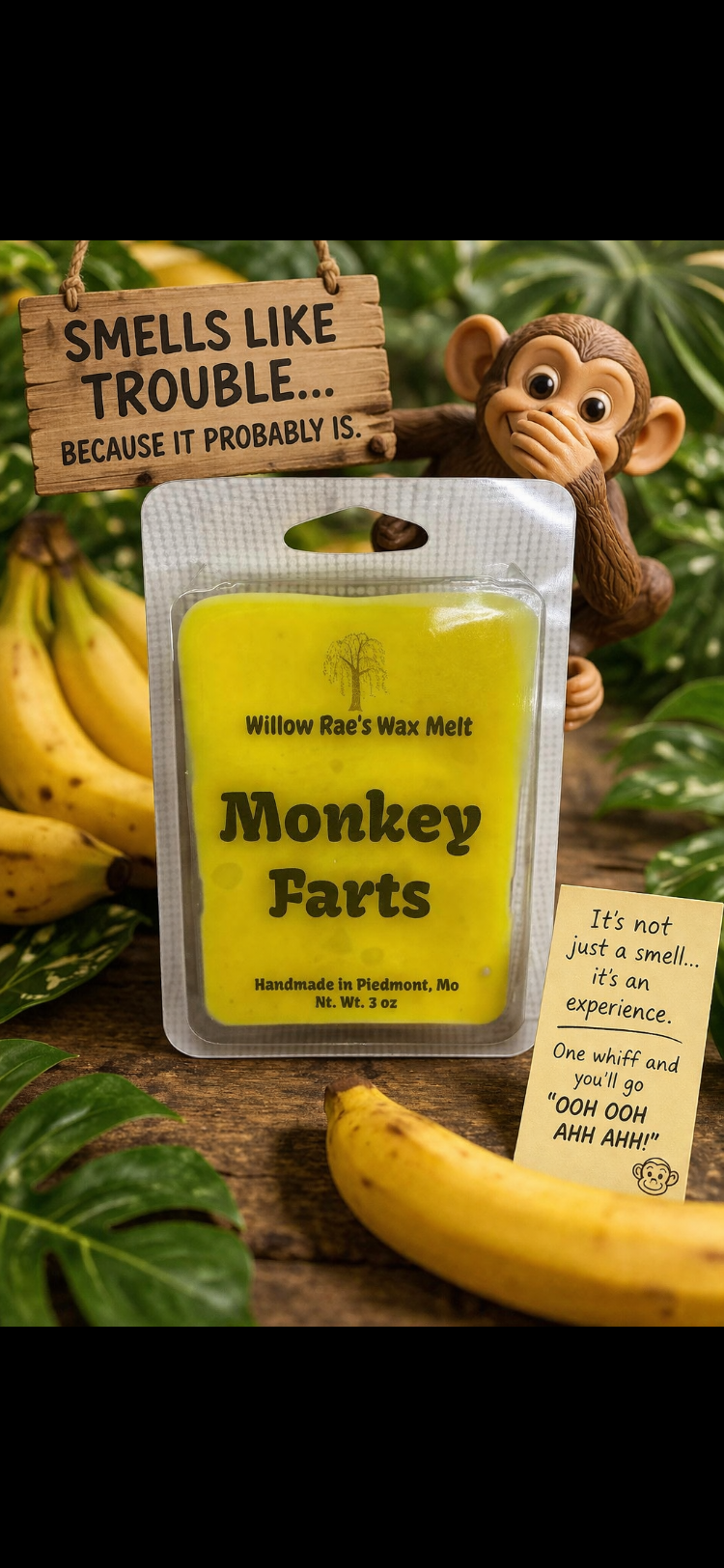 Monkey Farts Wax Melt