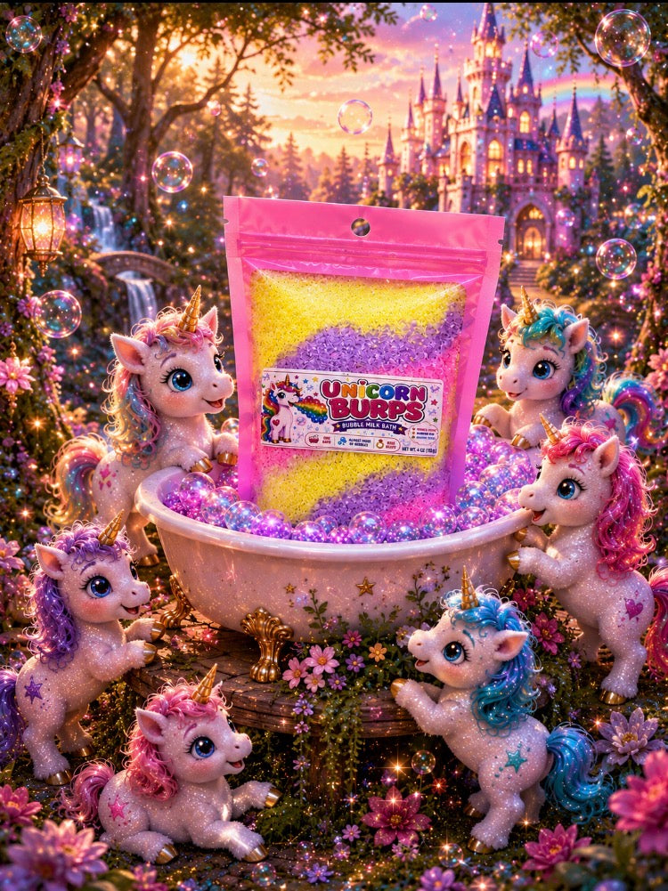 Unicorn Burb Kid's Bubble Milk Bath