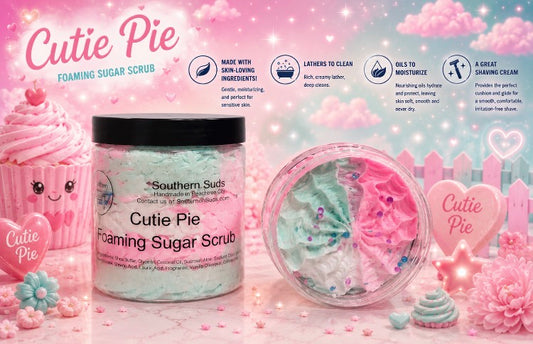 Cutie Pie Foaming Sugar Scrub