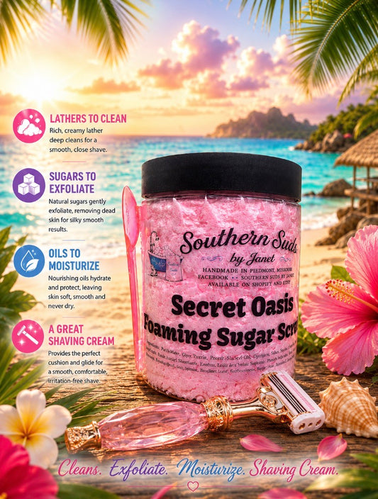 Secret Oasis Foaming Sugar Scrub (my version of Beija Flor 68)