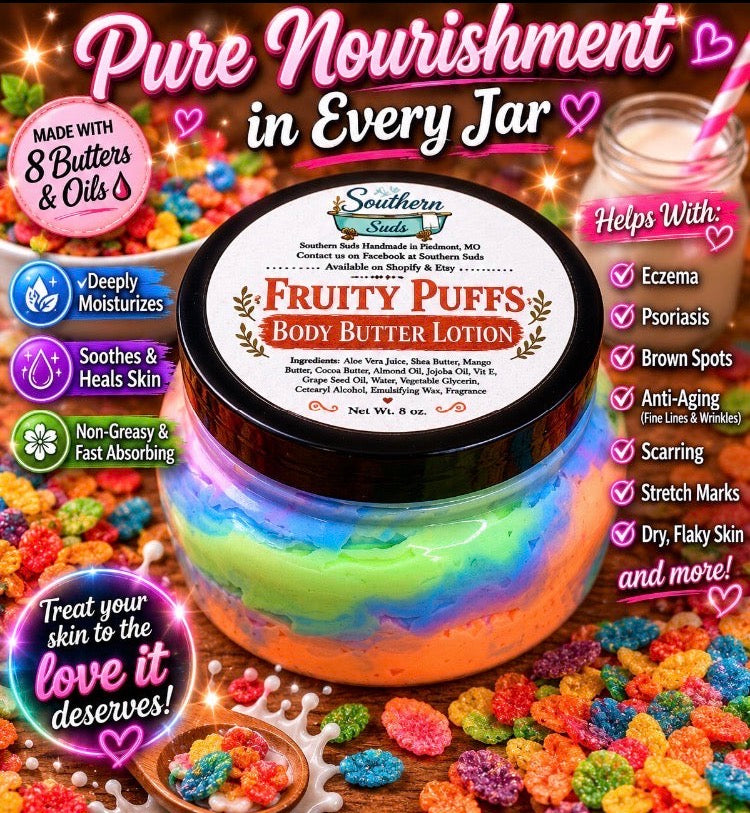 Fruity Puffs Body  Butter Lotion