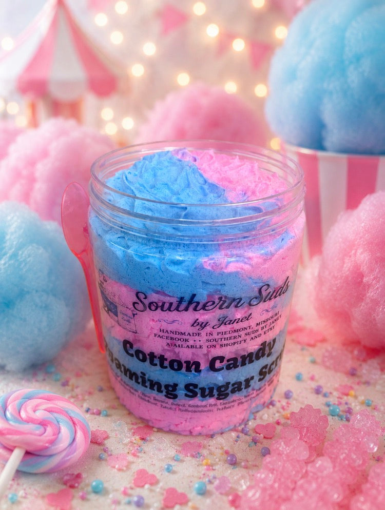 Cotton Candy Foaming Sugar Scrub